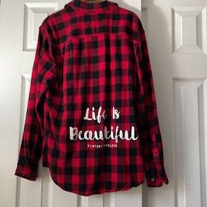 Red and black flannel